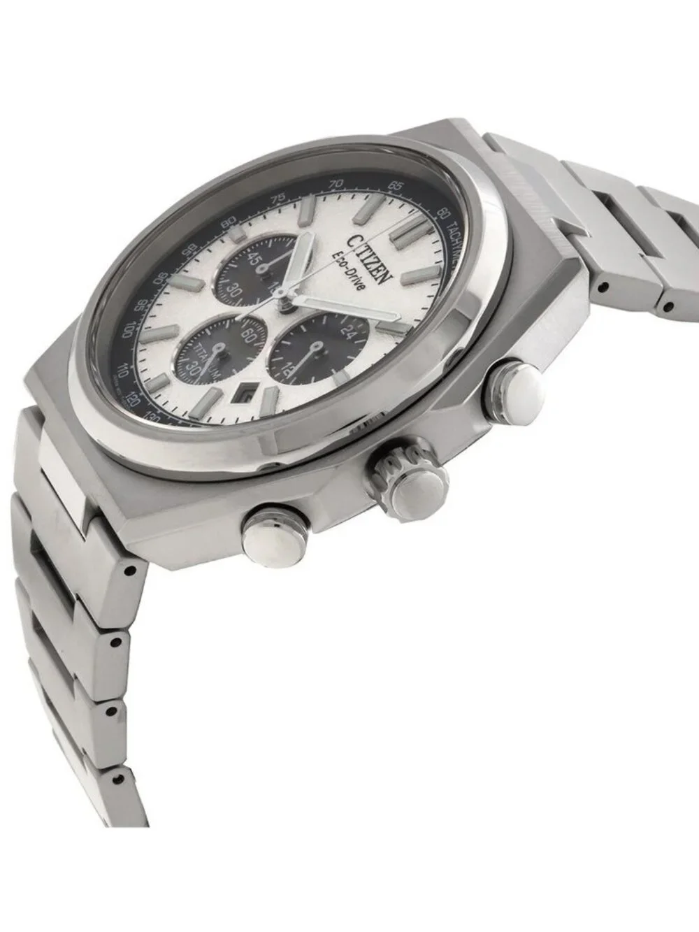 NWT Citizen Zenshin Chrono Chronograph Silver Dial Men's Watch